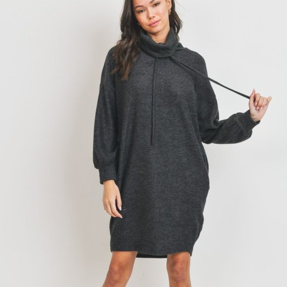 Cozy Fall Dress with Pockets - Picture 2 of 2